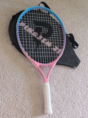 Pink/Blue Youth Tennis Racket